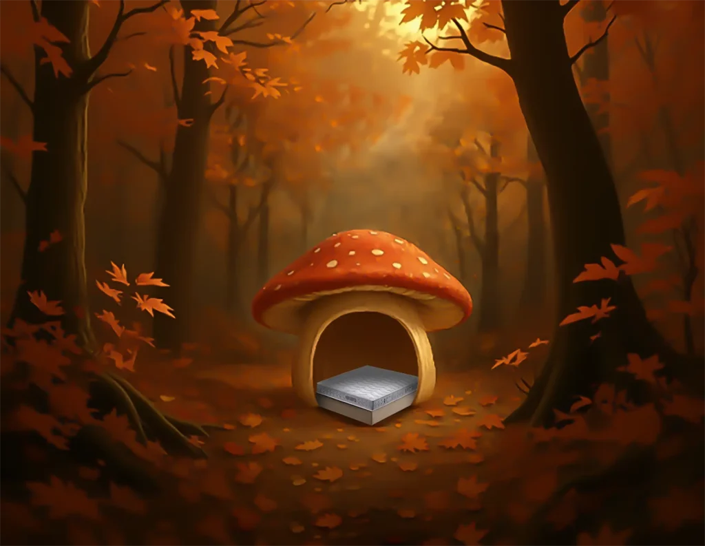 Materasso Confort in Fungo, immagine per promo autunno 2025 de gli Artigiani del Riposo